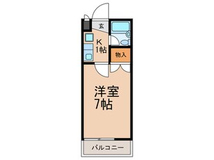 ユニック六甲Ⅱの物件間取画像